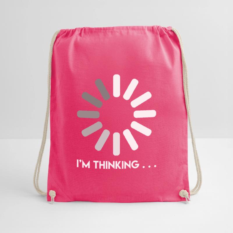 Programmierer Witz ich denke nach Coder Turnbeutel