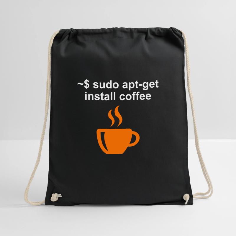 Programmer Coffee Coffee Drinker Computer Scientist Drawstring Bag
