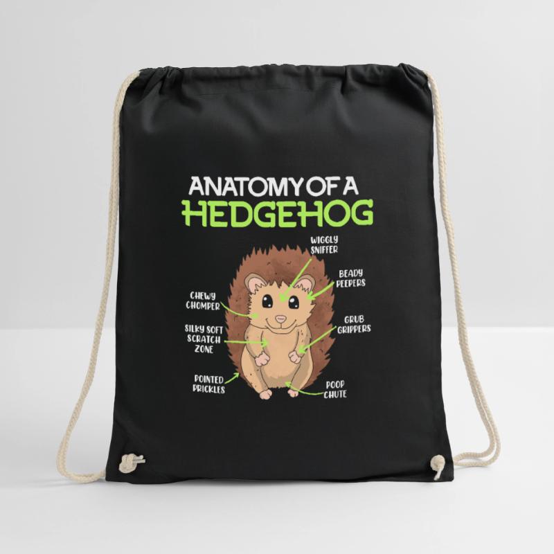 Anatomie eines Igel Turnbeutel