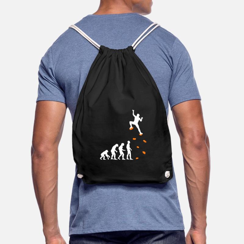 Climbing Evolution Climbing Wall Climbing Bouldering Drawstring Bag