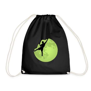 Kletter Boulder Sport Kletterhalle Boulderhalle - Turnbeutel - Schwarz - Vorne
