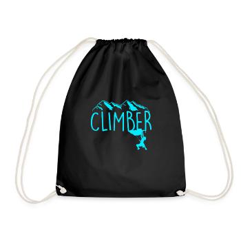 Escalade rocheuse Escalade escalade - Sac de sport léger - noir - Devant