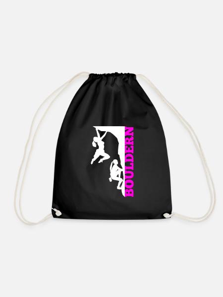 Klettersport Bouldern - Turnbeutel - Schwarz