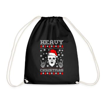 Heavy metal Christmas Noël Noël - Sac de sport léger - noir - Devant
