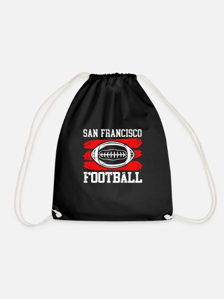 San Francisco Football - Turnbeutel - Schwarz