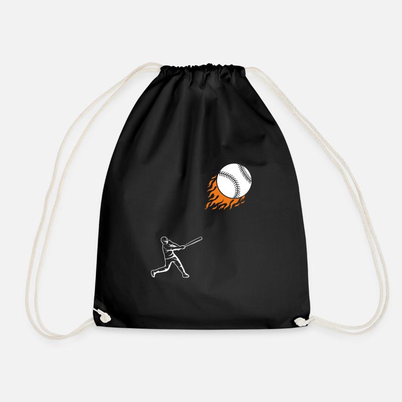 Baseball - Turnbeutel - Schwarz