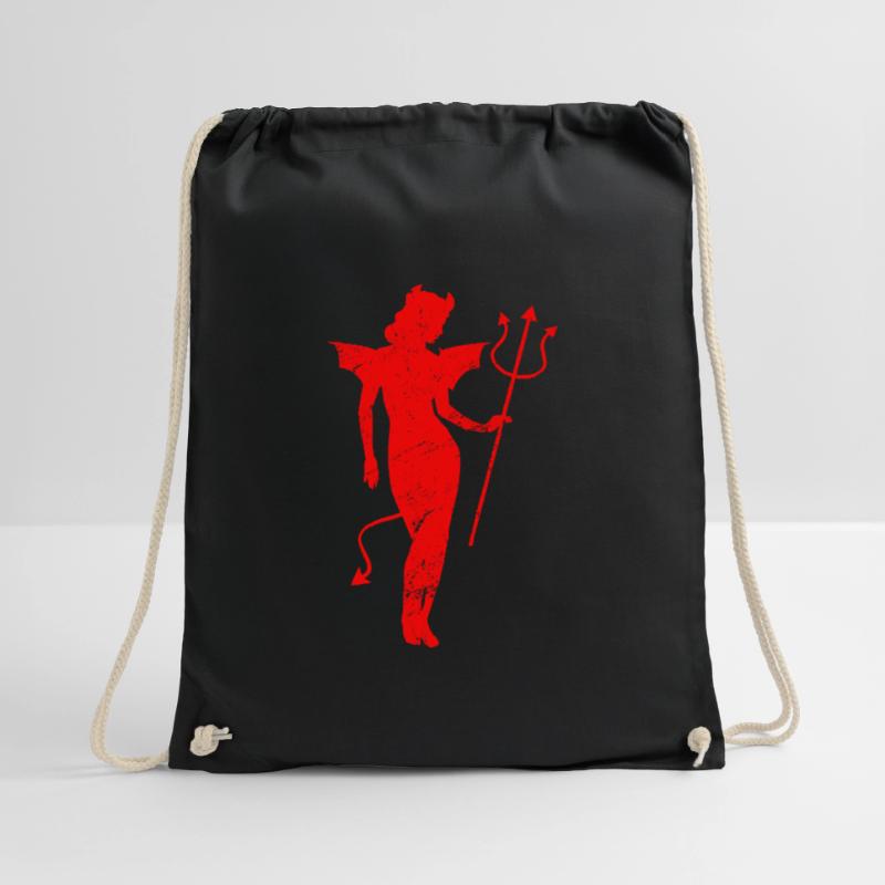 Satan Devil Devil Women Devil Ladies Drawstring Bag