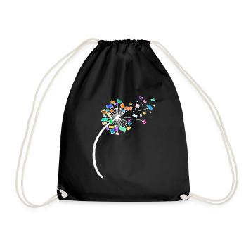 Livre de pissenlit Livres Pusteblume - Sac de sport léger - noir - Devant