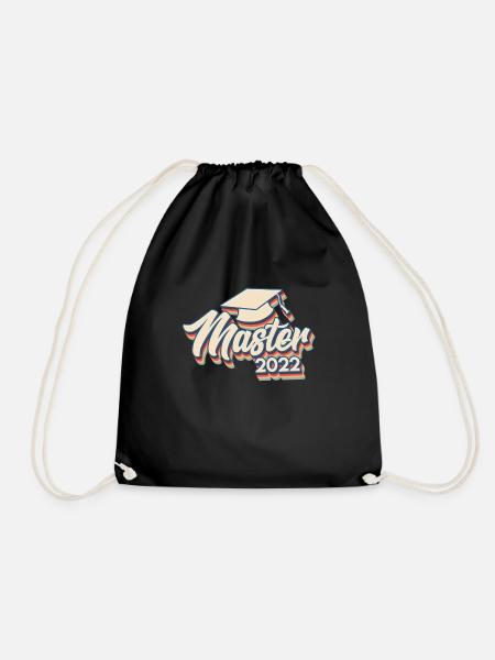 Master 2022 Master Abschluss 2022 - Turnbeutel - Schwarz