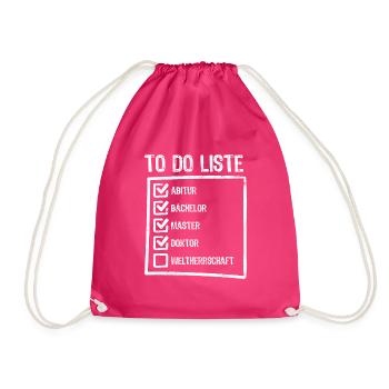 Thèse de doctorat Doctorat Docteur - Sac de sport léger - fuchsia - Devant