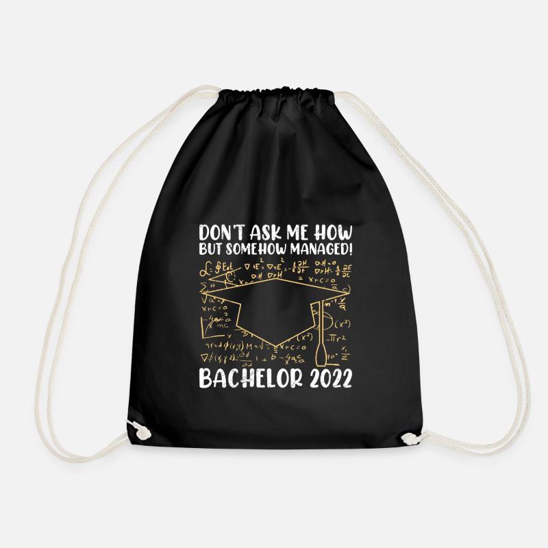 Irgendwie geschafft Bachelor 2022 Bachelor - Turnbeutel - Schwarz
