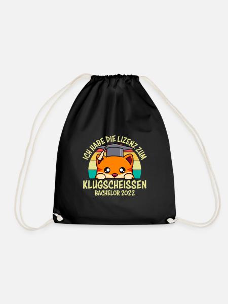 Lizenz zum Klugscheißen Bachelor 2022 Bachelor - Turnbeutel - Schwarz