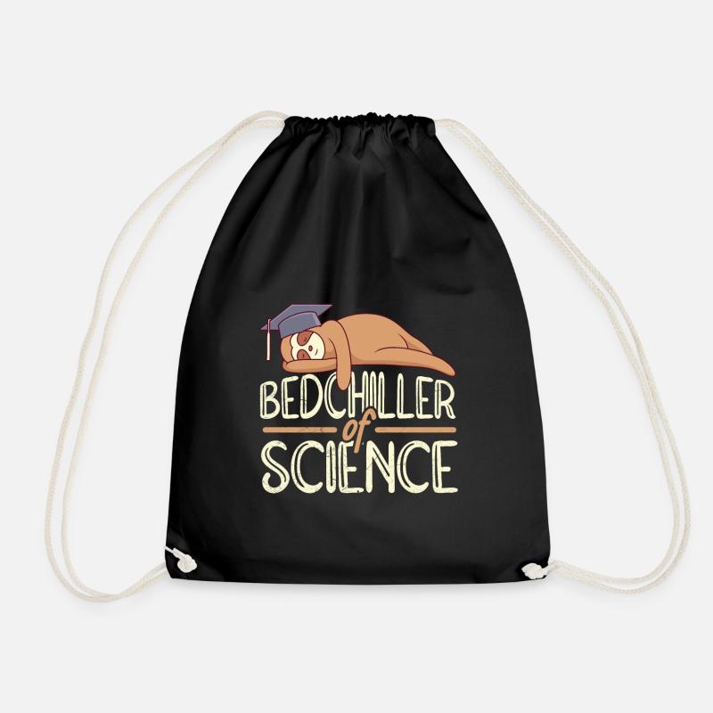 Bedchiller of Science Bachelorabschluss Bachelor - Turnbeutel - Schwarz