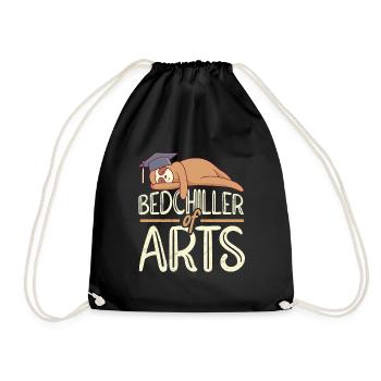 Bedchiller of Arts Bachelorabschluss Bachelor - Turnbeutel - Schwarz - Vorne