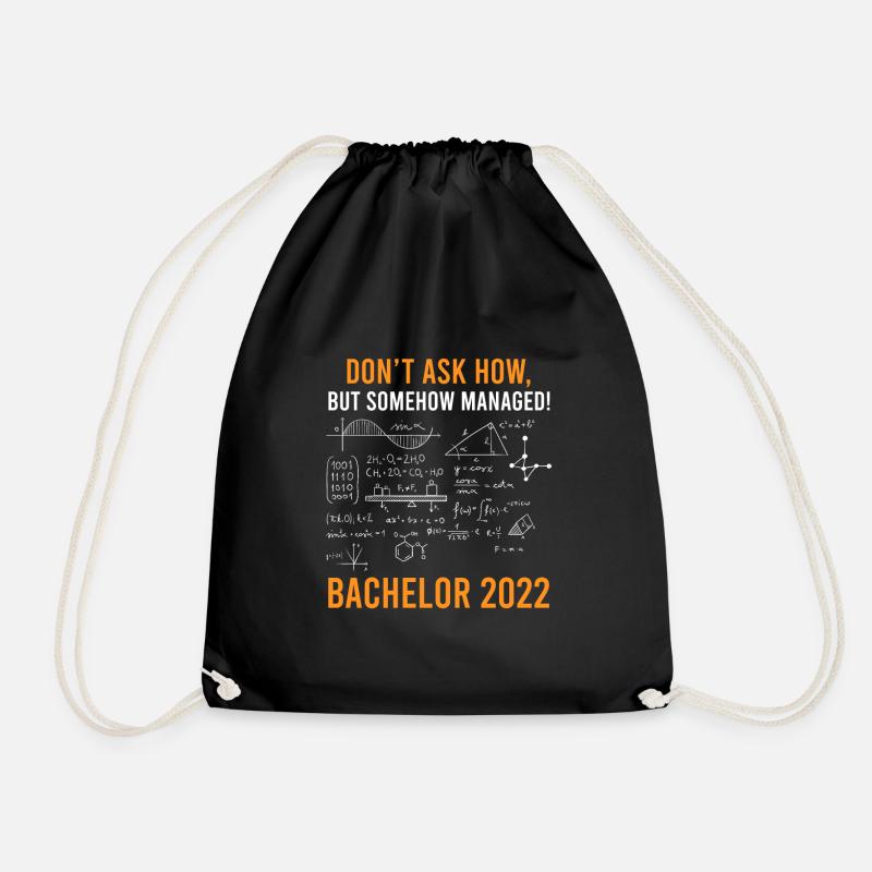 Bachelor Abschluss 2022 Bachelor - Turnbeutel - Schwarz