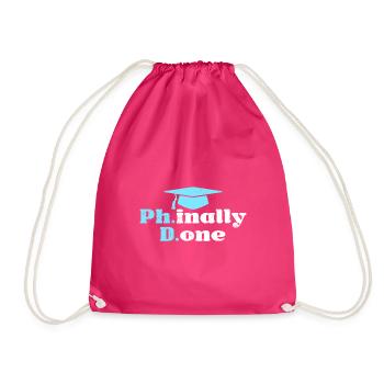 Docteur 2022 Thèse académique de doctorat - Sac de sport léger - fuchsia - Devant