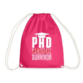 Thèse de doctorat survivant réussi - Sac de sport léger - fuchsia - Devant