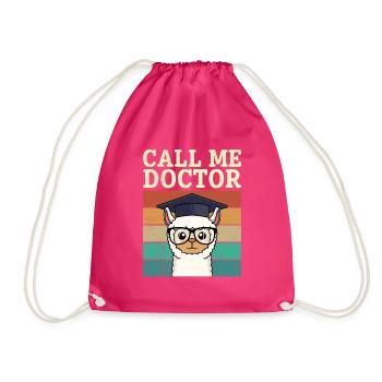 Appelez-moi Docteur Dissertation Doctorat réussi - Sac de sport léger - fuchsia - Devant