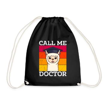 Doctorat réussi thèse de doctorat Appelez-moi Docteur - Sac de sport léger - noir - Devant