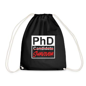 Thèse de doctorat survit au doctorat Survivant Doctorat - Sac de sport léger - noir - Devant
