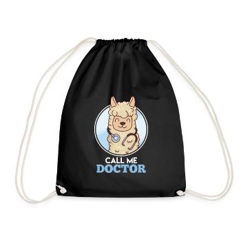 Disputation Call me Doctor Doctoral Thesis Doctorate - Drawstring Bag - black - Front