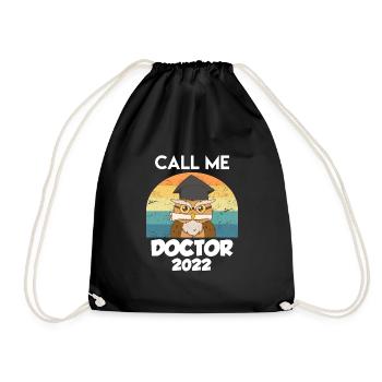 Appelez-moi Docteur 2022 Doctorat Disputation - Sac de sport léger - noir - Devant