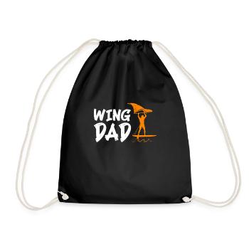 Wing Foil Dad Wing Surf Wingfoil - Sac de sport léger - noir - Devant