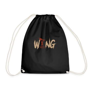 Wing Foiling Wing Surf Wing Foil Wingfoil - Turnbeutel - Schwarz - Vorne
