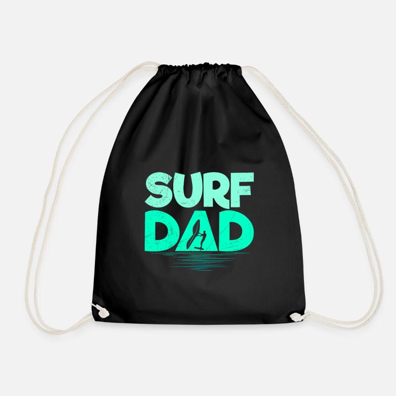Surf Dad Wing Foil Wing Surf - Turnbeutel - Schwarz
