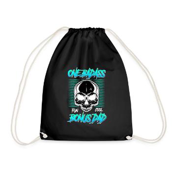 Bonus Papa Stepfather - Drawstring Bag - black - Front
