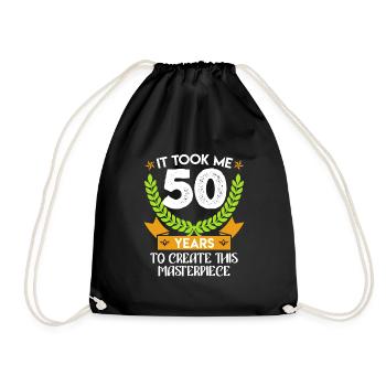 50 ans Meisterstück Papa 50 anniversaire 50 ans - Sac de sport léger - noir - Devant