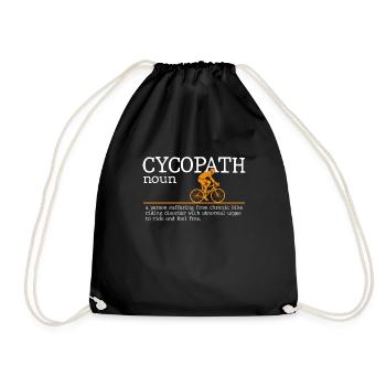 Cycopath Définition Cycliste Vélo - Sac de sport léger - noir - Devant