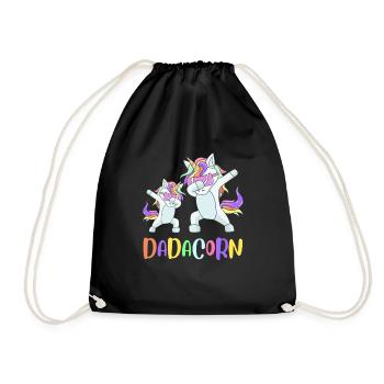 Papa Licorne Dabbing Dadacorn - Sac de sport léger - noir - Devant