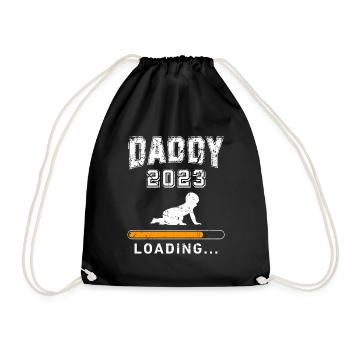 Papa 2023 chargement Papa-à-être 2023 Père 2023 - Sac de sport léger - noir - Devant