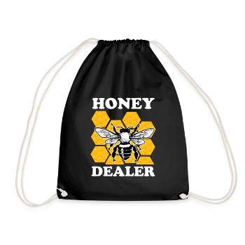 Marchand de miel Apiculteur Apiculture Marchand de miel - Sac de sport léger - noir - Devant