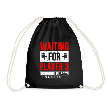 En attendant la naissance du futur père joueur 3 - Sac de sport léger - noir - Devant