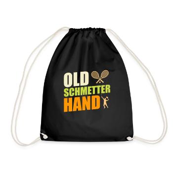 Vieux Schmetterhand Tennis Grand-père Tennis Papa - Sac de sport léger - noir - Devant
