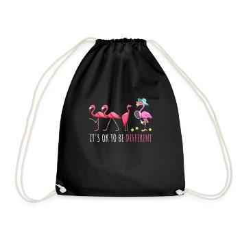 Tennis Joueuse de tennis Tennis Flamingo - Sac de sport léger - noir - Devant