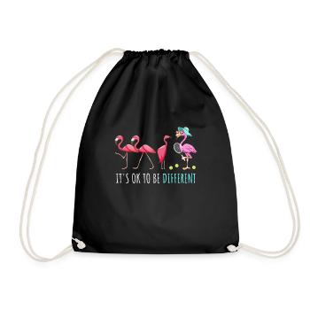 Tennis Joueuse de tennis Tennis Flamingo - Sac de sport léger - noir - Devant