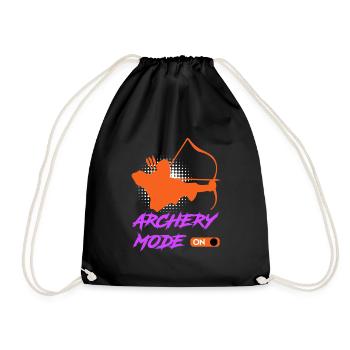 Mode tir à l’arc sur archer - Sac de sport léger - noir - Devant