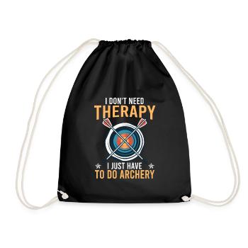 Must only archery Archery - Drawstring Bag - black - Front