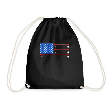 Usa Archer de tir à l’arc - Sac de sport léger - noir - Devant