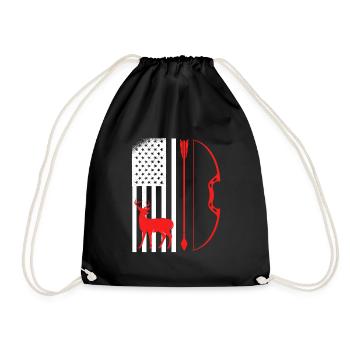Archer Hunter USA Archery - Drawstring Bag - black - Front