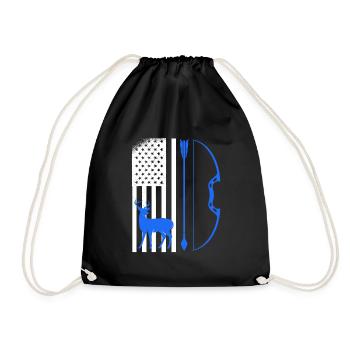 Archer Hunter USA Archery - Drawstring Bag - black - Front