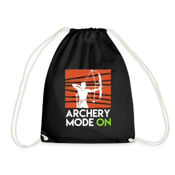 Mode tir à l’arc sur arc à poulies - Sac de sport léger - noir - Devant