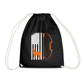 Archer Hunter USA Archery - Drawstring Bag - black - Front