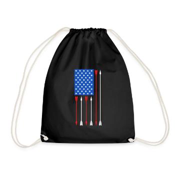 Usa Archer de tir à l’arc - Sac de sport léger - noir - Devant