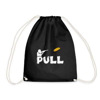 Pull Tontaubenschießen - Turnbeutel - Schwarz - Vorne