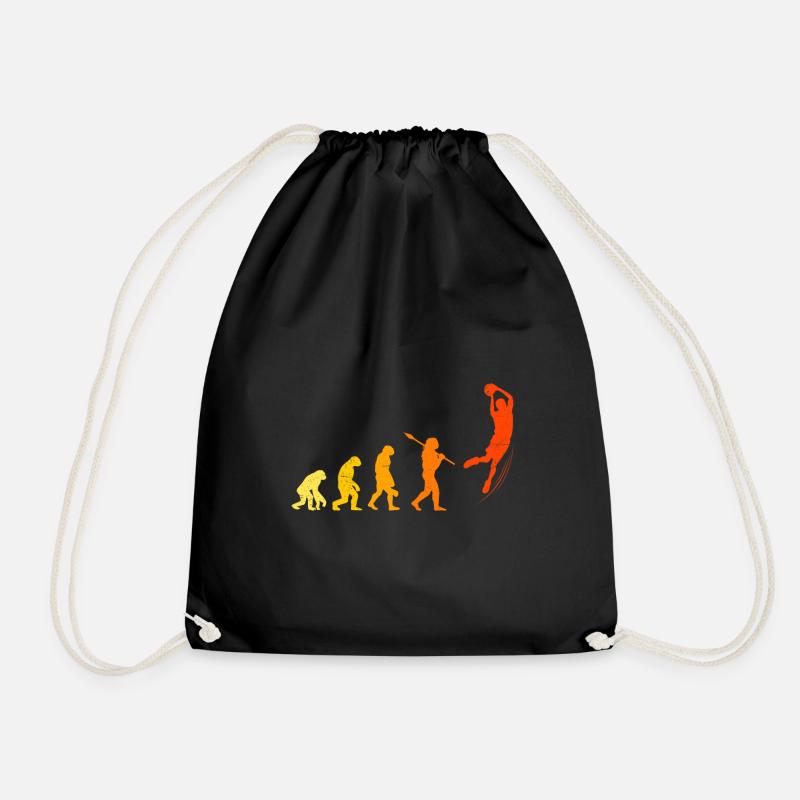 Basketballer Evolution Affe Basketball - Turnbeutel - Schwarz