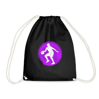 Basket-ball féminin - Sac de sport léger - noir - Devant